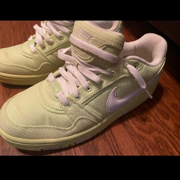 Nike Shoes - Neon yellow Womens nike air 1